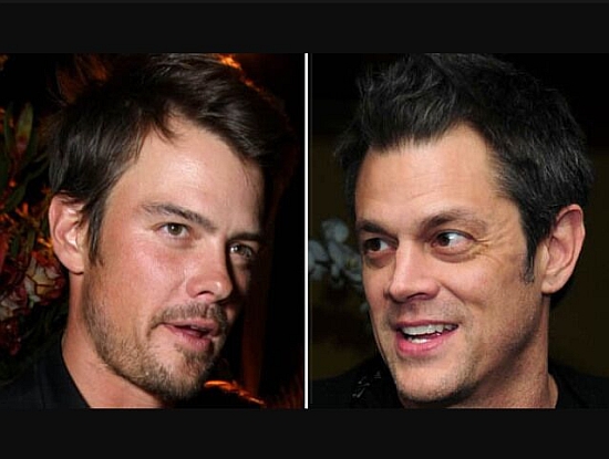 Josh Duhamel and Johnny Knoxville