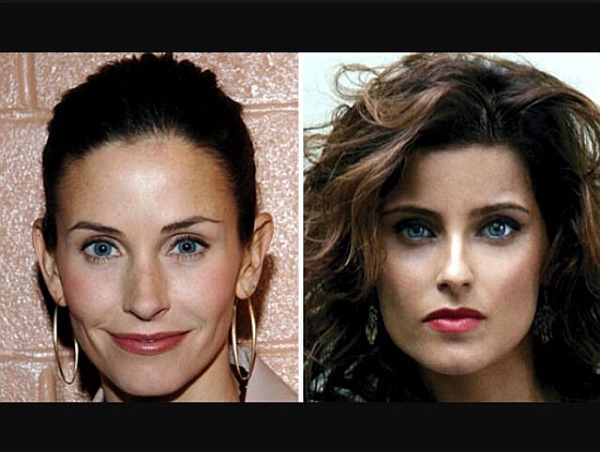 Courteney Cox Arquette and singer Nelly Furtado