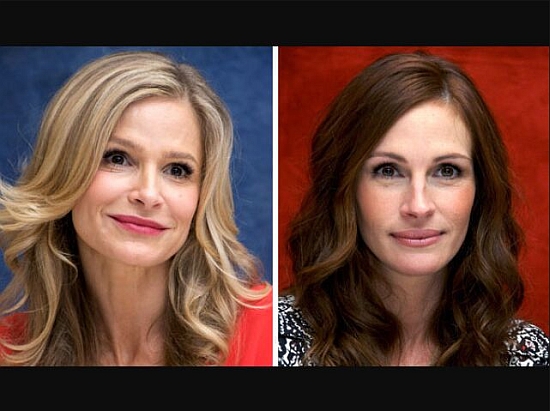 Kyra Sedgwick and Julia Roberts