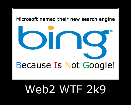Web2 WTF 2k9 - Microsoft vs Google