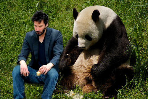 Keanu goes to China, and is still sad